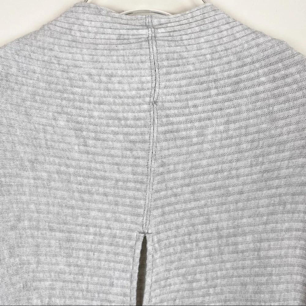 Free People Lightweight Gray Ribbed Sweater - Picture 12 of 16